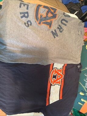 Auburn Tigers Gray and Navy T-Shirt Duo